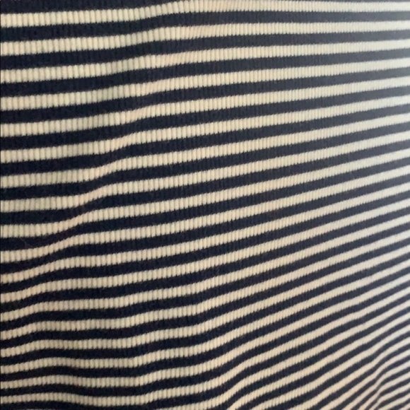 Motherhood Maternity L Ribbed Cotton Stripe Dress - Picture 4 of 5